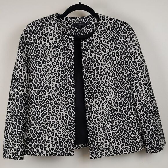 Ann Taylor Animal Print Jacket Blazer Size S - Picture 1 of 9